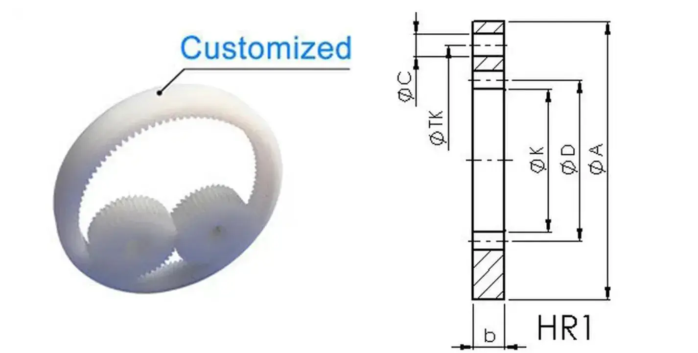 Plastic Internal Gear